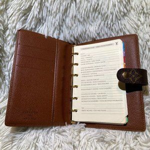 LOUIS VUITTON agenda PM monogram